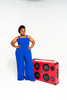 Electric Blue Jumpsuit
