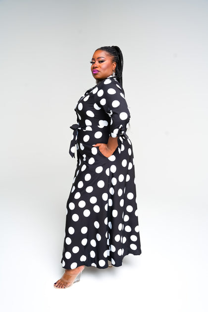 Dots Galore Maxi Dress