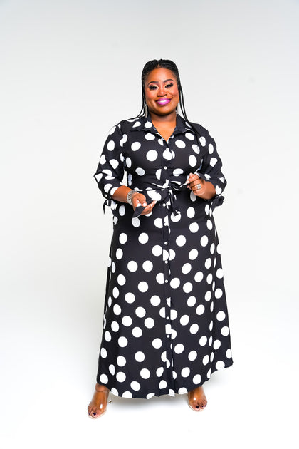 Dots Galore Maxi Dress